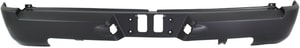 Rear Bumper Cover for Toyota Tundra 2007-2013, Primed (Ready to Paint), Plastic, without Parking Assist Sensor Holes, Replacement