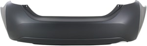 Rear Bumper Cover for Toyota Corolla 2014-2019, Upper Section Primed (Ready to Paint), Lower Section Textured, Replacement