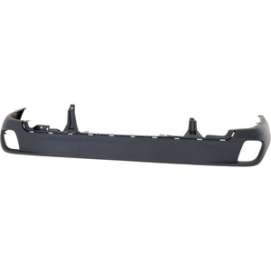 Rear Bumper Cover for Toyota Highlander 2014-2019, Lower Section, Textured Black, Compatible with 2017-2019 Models Without Rear Object Sensor Holes, Replacement
