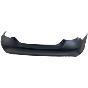 Rear Bumper Cover for Toyota Camry 2015-2017, Primed (Ready to Paint), without Parking Aid Sensor Holes, Replacement