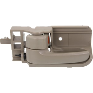 Front Interior Door Handle for Toyota Corolla/Matrix 2003-2008, Tacoma 2005-2015, Left Driver, Beige (Bone) Color, Plastic, Equals Rear, Replacement