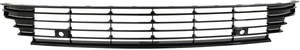 Front Bumper Grille for Volkswagen Passat CC 2013-2017, Black, with Parking Aid Sensor Holes, Replacement