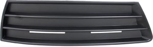 Fog Light Cover for Volkswagen CC 2009-2012/Passat CC 2009-2010, Right Passenger, Textured Black, Replacement