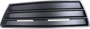 Fog Light Cover for Volkswagen CC 2009-2012/Passat CC 2009-2010, Left Driver Side, Textured Black, Replacement