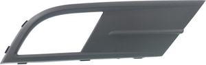Front Fog Light Molding for Volkswagen Jetta 2015-2018, Right Passenger, Textured Black, Excluding GLI & 2018 Wolfsburg Edition Models, with or without Block Heater, Replacement