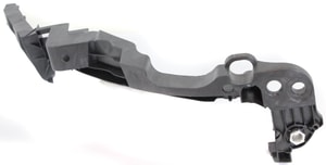 Front Bumper Bracket for Volkswagen Golf/GTI 2010-2014, Left Driver, Outer Cover Locating Guide, Plastic, Hatchback, Replacement