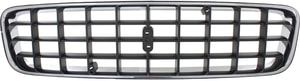 Chrome Shell/Painted Dark Gray Insert Grille for 2003-2006 Volvo XC90, Excluding V8 models and without Executive Package, Replacement