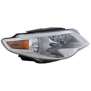 Headlight Assembly for Volkswagen Passat CC 2009-2010, Right Passenger Side, Halogen, From VIN 9530001, Replacement