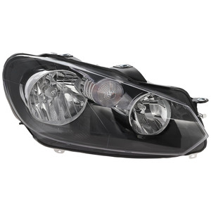 Headlight Assembly for Volkswagen Jetta Wagon 2010-2014, Right Passenger Side, Halogen, Replacement
