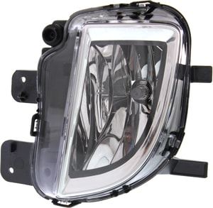 Front Fog Light Assembly for Volkswagen GTI 2010-2014, Jetta 2011-2017, Halogen, Left Driver, GLI Model To 2010-2016, Replacement