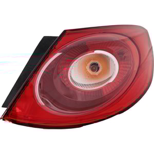Tail Light Assembly for Volkswagen CC 2009-2012/Passat CC 2009-2010, Right Passenger Side, Outer, Halogen, Replacement