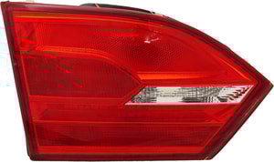 Tail Light Assembly for Volkswagen Jetta Sedan, Year 2011-2018, Halogen, Inner, Left Driver, Replacement