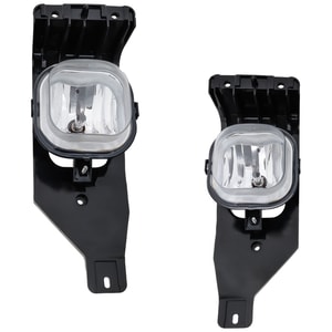 Fog Light Assembly for Ford F-Series Super Duty (2005-2007), Halogen, Clear Lens, Right Passenger and Left Driver Side, Replacement