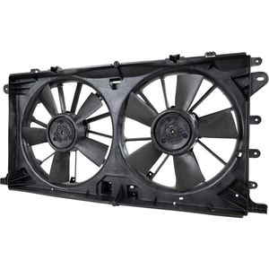 Radiator Fan Assembly for Ford F-150 (2017-2022), Expedition (2018-2021), Dual Fan with Tow Package, Replacement