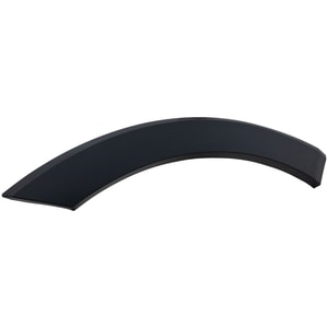 Front Wheel Opening Molding for Ford Transit 2015-2019, Left Driver, OE Style, Textured Black, Mounts on Door, Replacement
