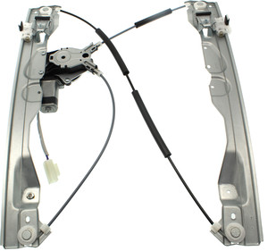 Rear Window Regulator for Ford F-150 2009-2014, Right Passenger Side, with Motor, Crew Cab, Replacement