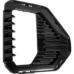 Front Fog Light Molding for GMC Sierra 1500 (2019-2021) / Sierra 1500 Limited (2022), Right Passenger, Black, for Denali, AT4, SLT Models, Replacement