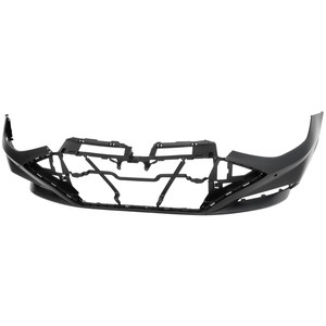 Front Bumper Cover for Hyundai Sonata 2020-2022, Upper, Primed (Ready to Paint), Excludes Hybrid Models, with 4 Sensor Holes, Replacement