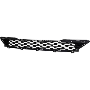 Front Bumper Grille for Tucson 2019-2021, Lower Position in Matte Dark Gray, without Pedestrian Recognition, Replacement