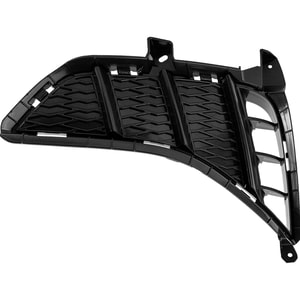 Front Bumper Molding Lower Cover for Hyundai Sonata 2020-2022, Painted Black, Left Driver Side, Fits Limited, Luxury, SEL, SEL Plus, Sport, Ultimate Models, Replacement