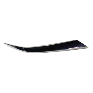 Front Bumper Molding Side Garnish for Hyundai SANTA FE 2019-2020, Right Passenger, Dark Chrome, Replacement