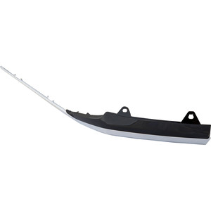 Front Bumper Grille Molding for Honda CR-V 2020-2022, Right Passenger, Painted Black with Chrome Molding, Compatible with EX, EX-L, LX, Special Edition, Sport, and Hybrid (2020-2021) Models, Replacement
