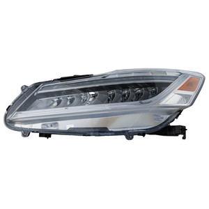 2016 - 2017 Honda Accord Headlight Assembly - Left Driver