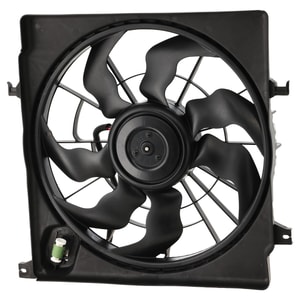 Radiator Fan Assembly for Hyundai Optima 2014-2015, Kia Sonata 2014, Single, 2.0L Turbo, Replacement