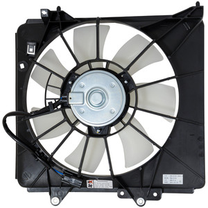 A/C Condenser Fan Assembly for Honda Fit 2009-2014, Fit EV 2013-2014, Right Passenger, Auto Transmission, Replacement