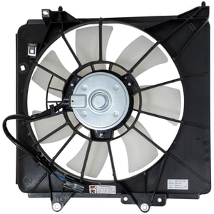 Radiator Fan Assembly for Honda FIT 2009-2014, FIT EV 2013-2014, Left Driver Side, Compatible with Automatic Transmission, Replacement