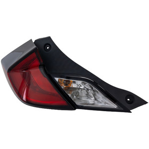 2016 - 2020 Honda Civic Tail Light Rear Lamp - Left Driver