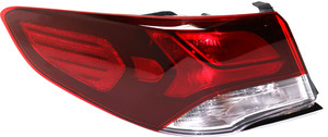 2018 - 2019 Hyundai Sonata Tail Light Rear Lamp - Left Driver