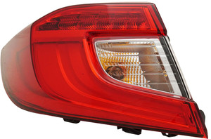 2018 - 2022 Honda Accord Tail Light Rear Lamp - Left Driver