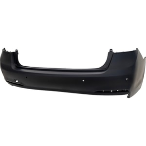 Rear Bumper Cover for Hyundai Genesis 2015-2016/G80 2017-2020, Primed (Ready to Paint), with Rear Object Sensor Holes, Replacement