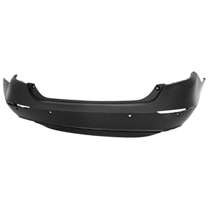 Rear Bumper Cover for 2021-2022 Honda Accord EX-L, Touring, Hybrid EX-L, Touring Models, Primed (Ready to Paint), with Parking Aid Sensor Holes, Replacement