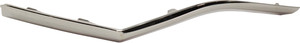 Rear Bumper Molding for Hyundai Santa Fe 2019-2020, Right Passenger Side, Chrome Smoke Black Finish, Replacement