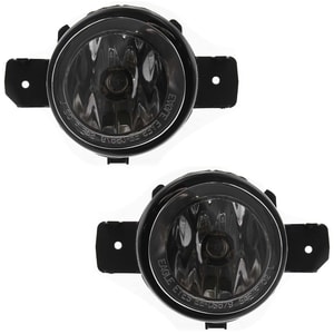 Fog Light Assembly for Nissan Altima (2013-2018)/Rogue (2010-2016)/Sentra (2004-2019)/Versa (2012-2019), Halogen, Clear Lens, Right Passenger and Left Driver, Replacement