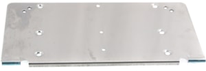 Front License Plate Bracket for Jeep Wrangler (2007-2018 Type 2), Dodge Journey (2009-2019 Type 1), Rear Position, Replacement