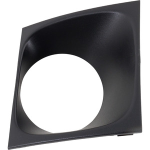 Front Fog Light Molding for Jeep Grand Cherokee 2014-2016, Black, Code MFD/MFE/MFN/MFT, Right Passenger=Left Driver, Laredo/Limited/Overland Models, Replacement