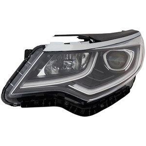 Headlight Assembly for OPTIMA 2019-2020, Left Driver, Halogen, USA Built Vehicle, with Daytime Running Light, Excludes Hybrid/Plug-In Models, Replacement
