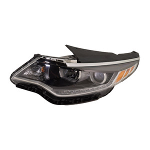 Headlight Assembly for Optima 2018-2018, Left Driver, Halogen with Daytime Running Light, USA Built Vehicle, Replacement