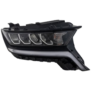 Right Passenger Headlight Assembly for Kia Sorento 2021-2022, LED, with Multi Focus Reflector, without Integrated Daytime Running Light, Sport Model, Replacement