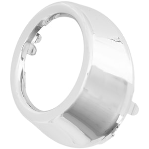 Fog Light Cover for Kia Sedona 2015-2018, Left Driver, Black with Chrome Trim, Limited/SXL Models, Replacement