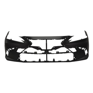 Front Bumper Cover for Lexus ES250 2019-2021, ES300H, ES350 2019-2021, Primed (Ready to Paint), w/o F Sport Package, w/o Park Distance Control Sensor Holes, Japan Built Vehicle, Replacement