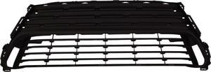 Front Bumper Grille for Lexus IS200T/IS300/IS350 (2017-2020), Textured Dark Gray, Without F Sport Package, Without Park Distance Control Sensor Holes, Replacement