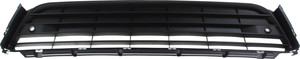 Front Bumper Grille for Lexus RX350/RX450H 2016-2019, Black Shell and Insert, for RX350 Canada Built Vehicle, Without F Sport Package, with Parking Assist Sensor Holes, Replacement