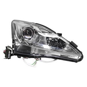 Headlight for Lexus IS250/IS350 2011-2015, Right Passenger Side, with Lens and Housing, Halogen, Suitable for 2011-2013 Base/2013-2015 C Model with Sport Package, Replacement
