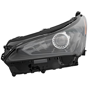 Headlight Assembly for Lexus NX300/NX300H 2018-2021, LED, Single Beam, Left Driver, without F Sport Package, Replacement