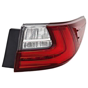 LED Tail Light for Lexus ES300H/ES350 2016-2016, Right Passenger, Outer, Lens and Housing, Replacement