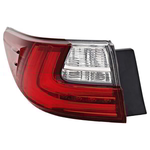 Tail Light for Lexus ES300H/ES350 2016, Left Driver Side, Outer, Lens and Housing, LED, Replacement